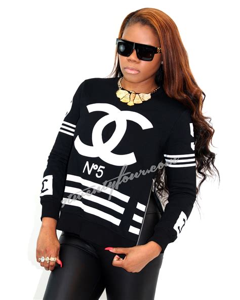 chanel sweatshirt no 5